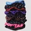 Equetech Hair Scrunchie Polka Dot Navy/Gold